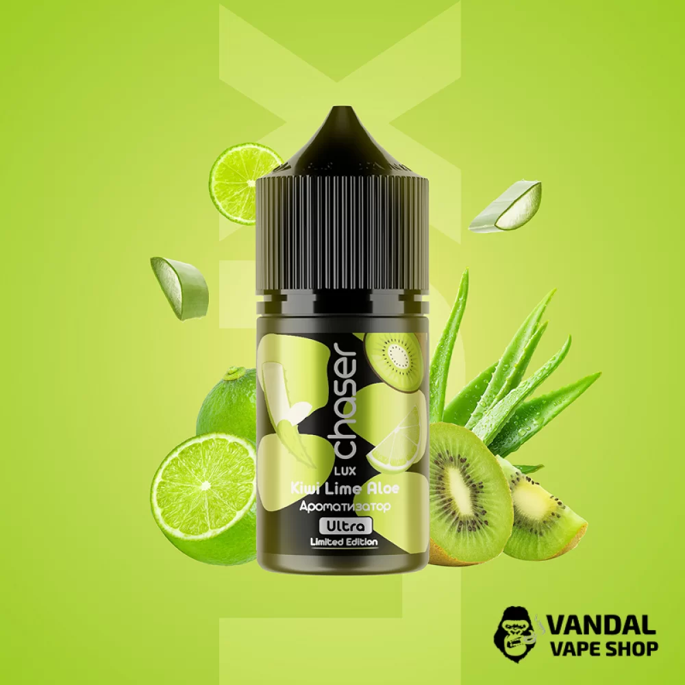 Наборы для самозамеса Chaser Lux 30 мл 50 мг - Kiwi Aloe Lime